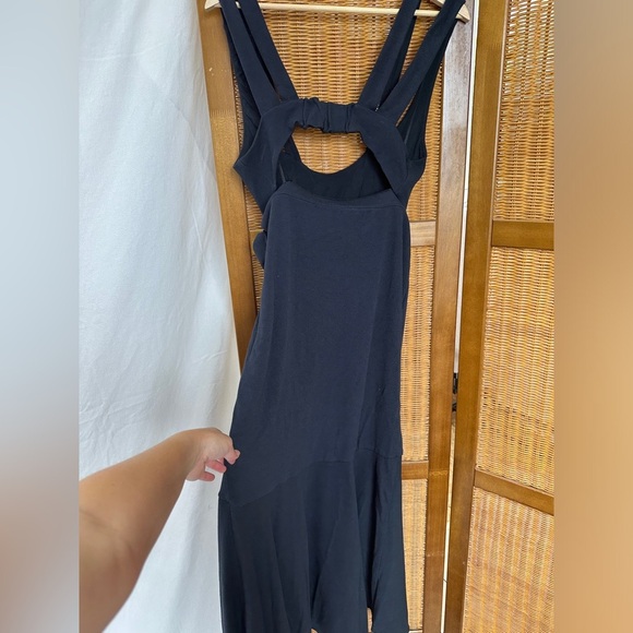 Maeve Anthropologie strappy maxi gala dress w/ slimming side cut outs in jersey - Picture 4 of 8